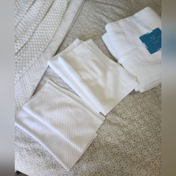 ALFRED SUNG towel 6 pieces set 2 bath 2 hand and 2 wash towels - Picture 5 of 15